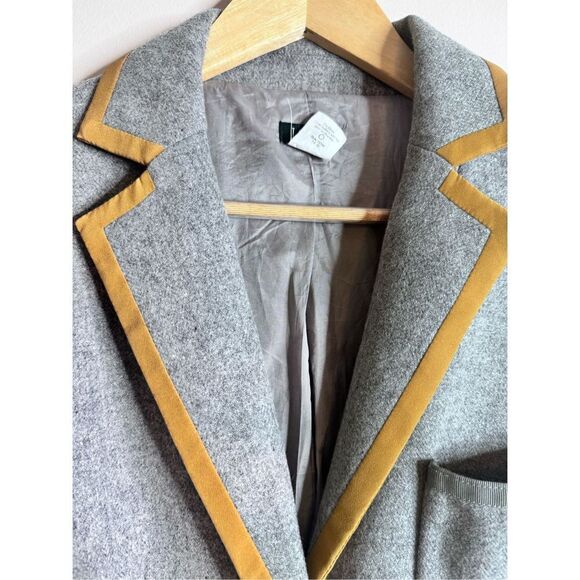 J.crew wool blend grey blazer sz S - Picture 2 of 5